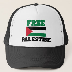 Vrije Palestijnse Button Trucker Pet
