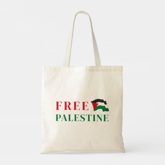 vrije palestijnse canvas tas (Achterkant)
