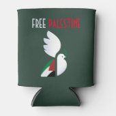 Vrije Palestijnse Koelbox – Palestijnse vlag Blikjeskoeler (Voorkant)