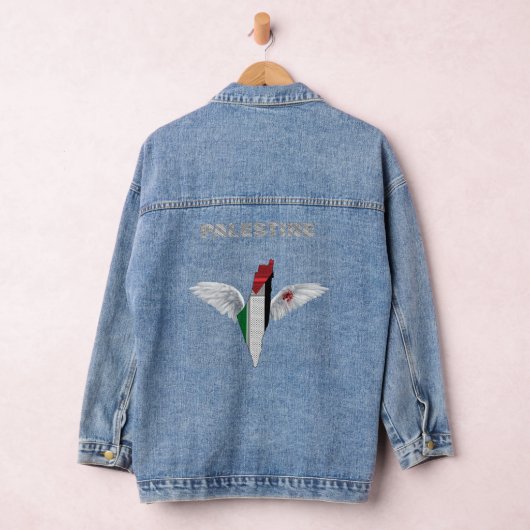 Vrije Palestijnse Mannen | Palestijnse vlag Denim Jacket (Hangar)