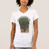 VRIJE PALESTIJNSE OLIJFBOMEN LANG LEVEND PALESTINA T-SHIRT (Voorkant)