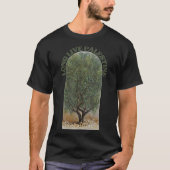 VRIJE PALESTIJNSE OLIJFBOMEN LANG LEVEND PALESTINA T-SHIRT (Voorkant)