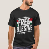 Vrije Palestijnse Solidariteit T-shirt (Voorkant)
