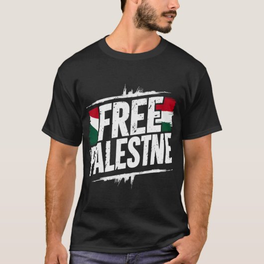 Vrije Palestijnse Solidariteit T-shirt (Voorkant)