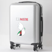 Vrije Palestijnse Sticker - Politieke solidariteit (Koffer)