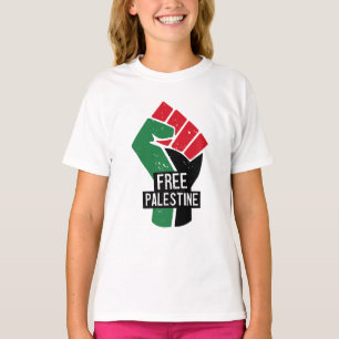 Vrije Palestijnse vlag eerst T-shirt