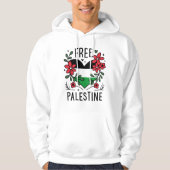 Vrije Palestijnse vlag Hoodie (Voorkant)