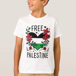 Vrije Palestijnse vlag T-shirt