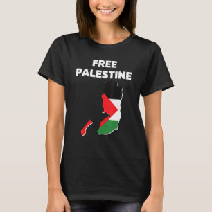 Vrije Palestijnse Vrijheid Vlag Gaza City T-shirt