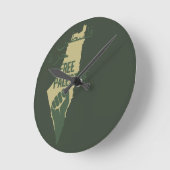 vrije palestijnse vrijheid voor palestijnen ronde klok (Hoek)