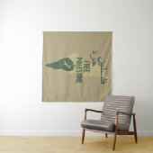 vrije palestijnse vrijheid voor palestijnen wandkleed (In Situ (horizontaal))