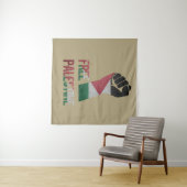 vrije palestijnse vrijheid voor palestijnen wandkleed (In Situ (horizontaal))