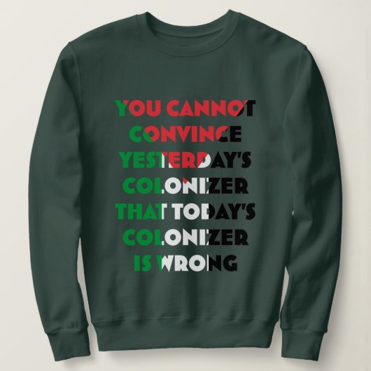 Vrije Palestijnse Vrouwen Sweatshirt - Red Gaza (Design voorkant)