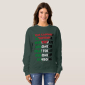 Vrije Palestijnse Vrouwen Sweatshirt - Red Gaza (Voorkant volledig)