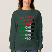 Vrije Palestijnse Vrouwen Sweatshirt - Red Gaza (Voorkant)
