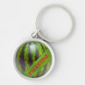 Vrije Palestijnse watermeloen Steun voor Gaza Sleutelhanger (Voorkant)