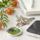 Vrije Palestijnse watermeloen Steun voor Gaza Sleutelhanger (Zijkant)