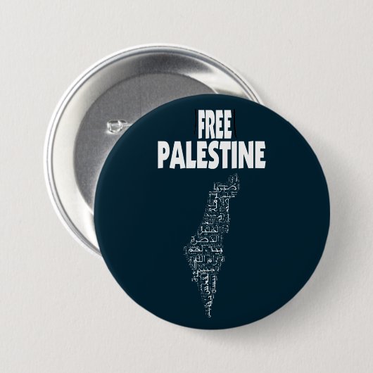 Vrije Palestina Arabisch Palestijns Gaza Ronde Button 7,6 Cm (Voorkant /achterkant)