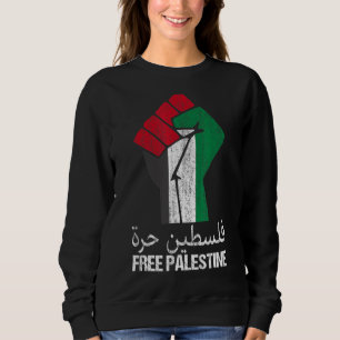 Vrije Palestina Arabische steun Palestina en Gaza  Trui