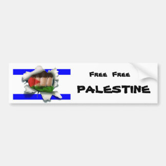 Vrije Palestina Bumpersticker