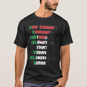 Vrije Palestina Kaart Gazagenocide T-shirt
