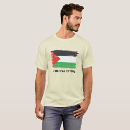 Vrije Palestina, Palestijnse Vlag, Solidariteit T-shirt