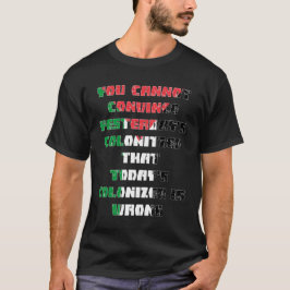 Vrije Palestina Palestina Kaart Gaza Genocide T-shirt