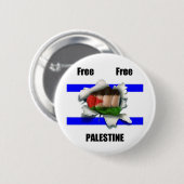 Vrije Palestina Ronde Button 5,7 Cm (Voorkant /achterkant)