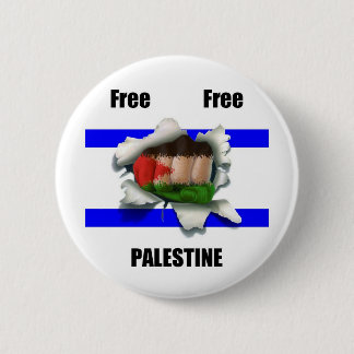 Vrije Palestina Ronde Button 5,7 Cm