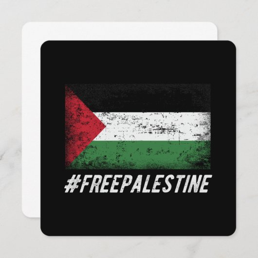 Vrije Palestina Stand met Palestina (Voorkant / Achterkant)