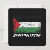 Vrije Palestina Stand met Palestina (Voorkant)