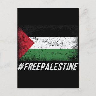 Vrije Palestina Stand met Palestina Briefkaart