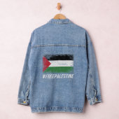 Vrije Palestina Stand met Palestina Denim Jacket (Hangar)