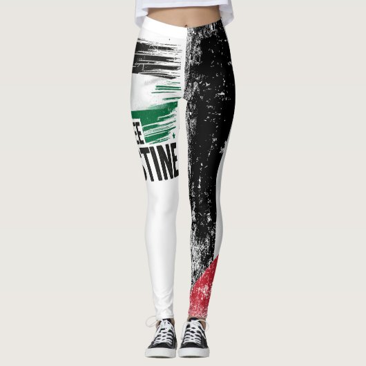 Vrije Palestina Stand met Palestina Leggings (Voorkant)