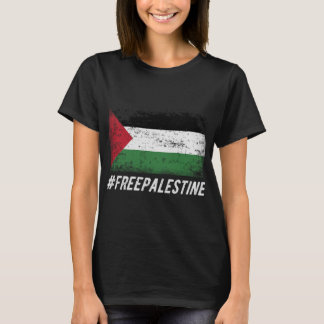 Vrije Palestina Stand met Palestina T-shirt