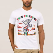 Vrije Palestina T-shirt (Voorkant)