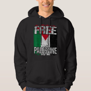 VRIJE PALESTINA VLAG Vintage GROTE PALESTINA VLAG Hoodie