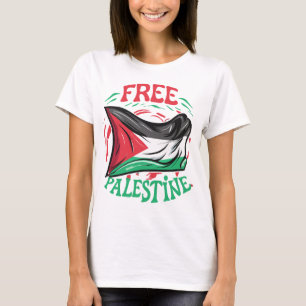 Vrije Palestina Vrede Palestina Gaza Jeruzalem T-shirt