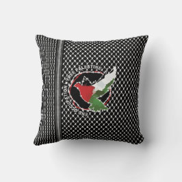 Vrije Palestina Vrijheidsvlag Kufiya Hatta Patroon Kussen