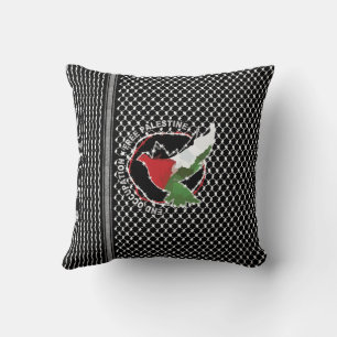 Vrije Palestina Vrijheidsvlag Kufiya Hatta Patroon Kussen