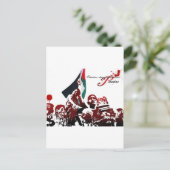 VRIJE PALESTINE BRIEFKAART (Staand voorkant)