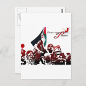 VRIJE PALESTINE BRIEFKAART (Voorkant / Achterkant)