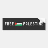 VRIJE PALESTINE BUMPERSTICKER (Voorkant)