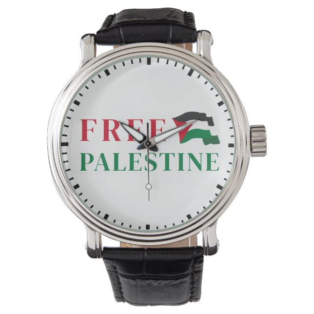 vrije palestine Gepersonaliseerd WATCH Horloge (Voorkant)