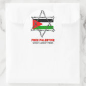 VRIJE PALESTINE: GROOTSTE PRISON STICKER TER WEREL (Tas)