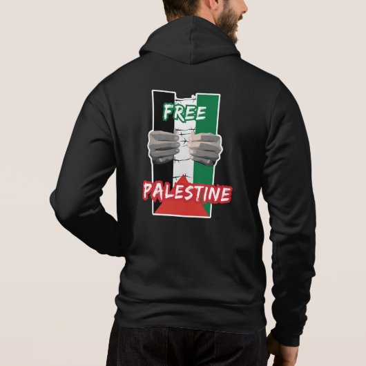 VRIJE PALESTINE HOODIE (Achterkant)