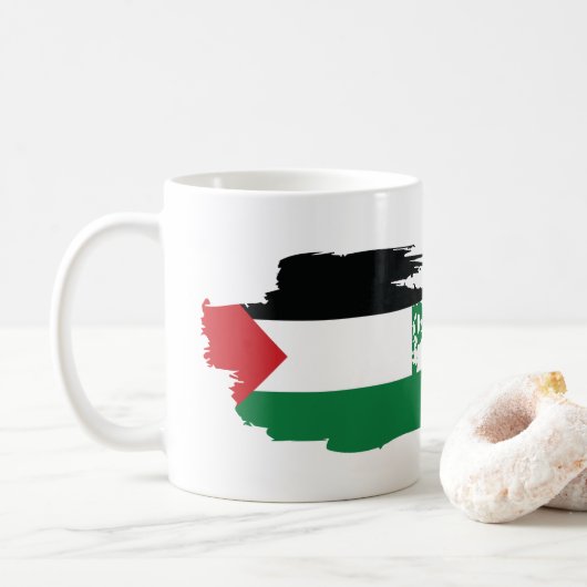 VRIJE PALESTINE KOFFIEMOK (Met donut)