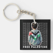 VRIJE PALESTINE SLEUTELHANGER (Voorkant)