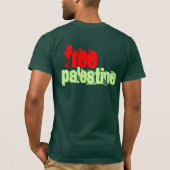 VRIJE PALESTINE T-SHIRT (Achterkant)