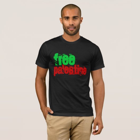 VRIJE PALESTINE! T-SHIRT (Voorkant volledig)